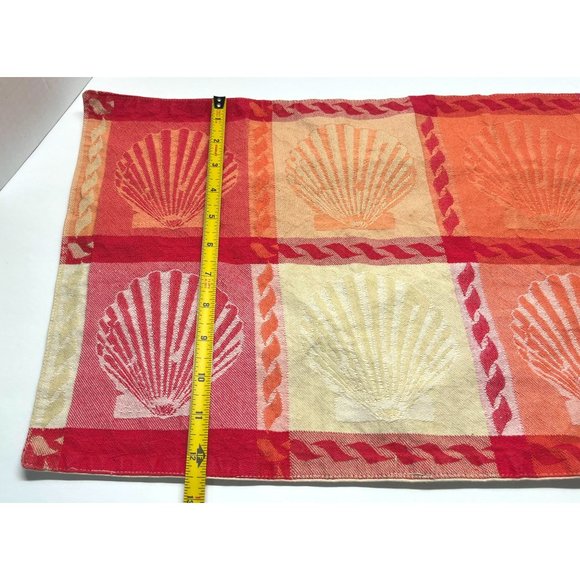 Sea Shells Placemats Tapestry Fabric Set of 4 Beach Summer Ocean Nautical - Picture 6 of 9